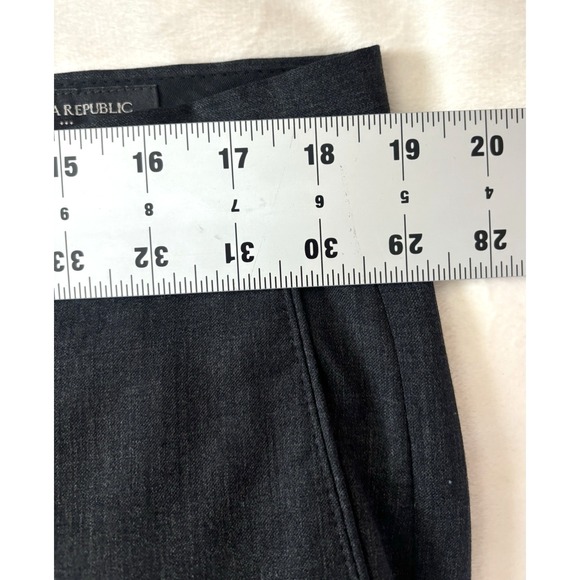 charcoal Banana‎ Republic 2pc Pant Suit all season wool tailored slim fit 44 L - Picture 14 of 16